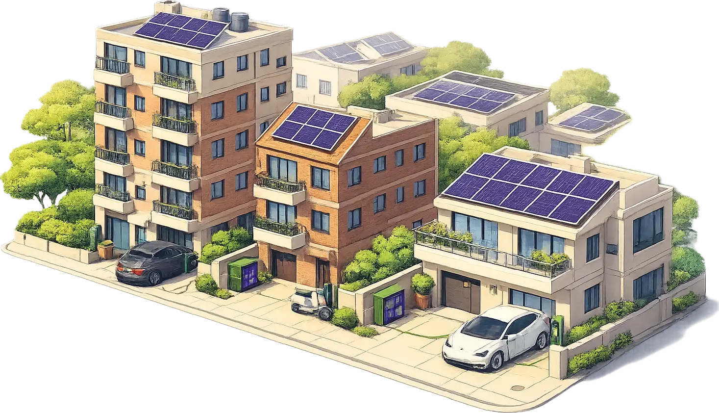 Solar installation on rooftops in Delhi, Delhi